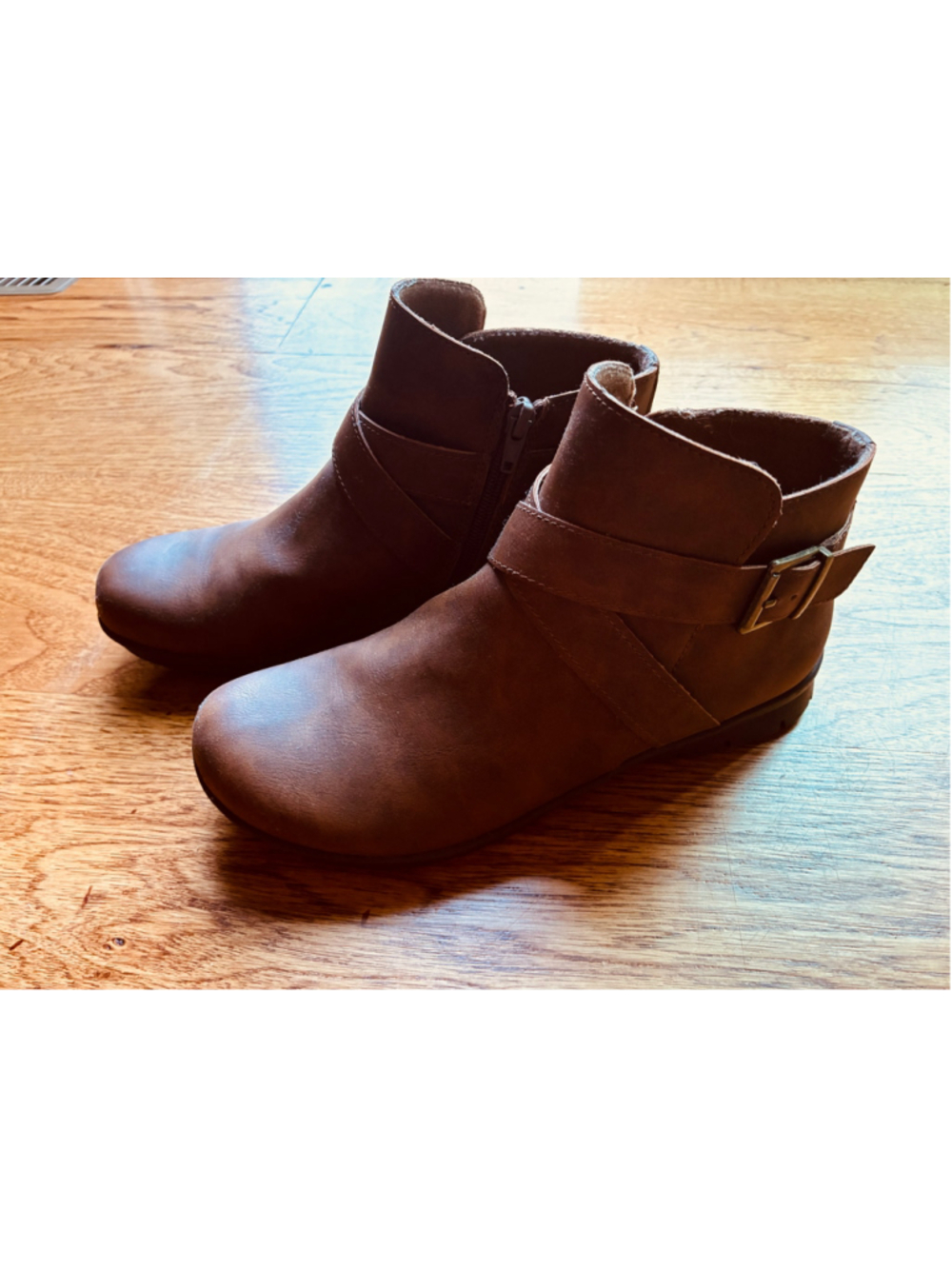 Women's B.O.C. Brown Ankle Boots Size 7.5 booties